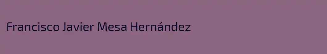 Francisco Javier Mesa Hernández